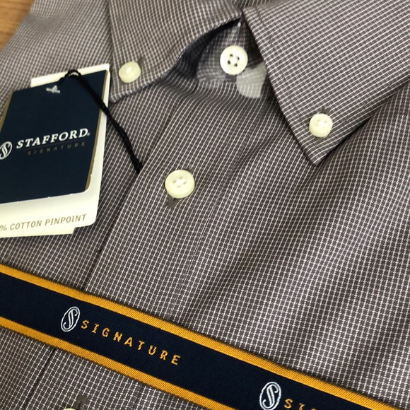 NEW WITH TAGS - Mens 17.5 (34-35) Dress Shirt. - Picture 3 of 4